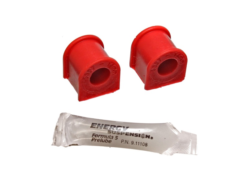 Acura Integra Sway Bar Bushing Kit - Rear - Energy Suspension - 13mm Performance Polyurethane - Red - `94-`01 Acura Integra Sway Bar Bushing Kit - Rear - Energy Suspension - 13mm Performance Polyurethane - Red - `94-`01